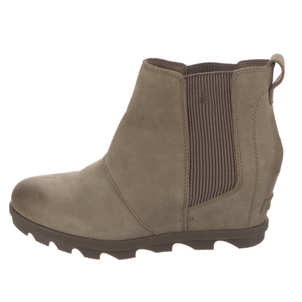 Sorel Wedge Joan of Arctic Chelsea Wedge Camel Ash Brown Size 6